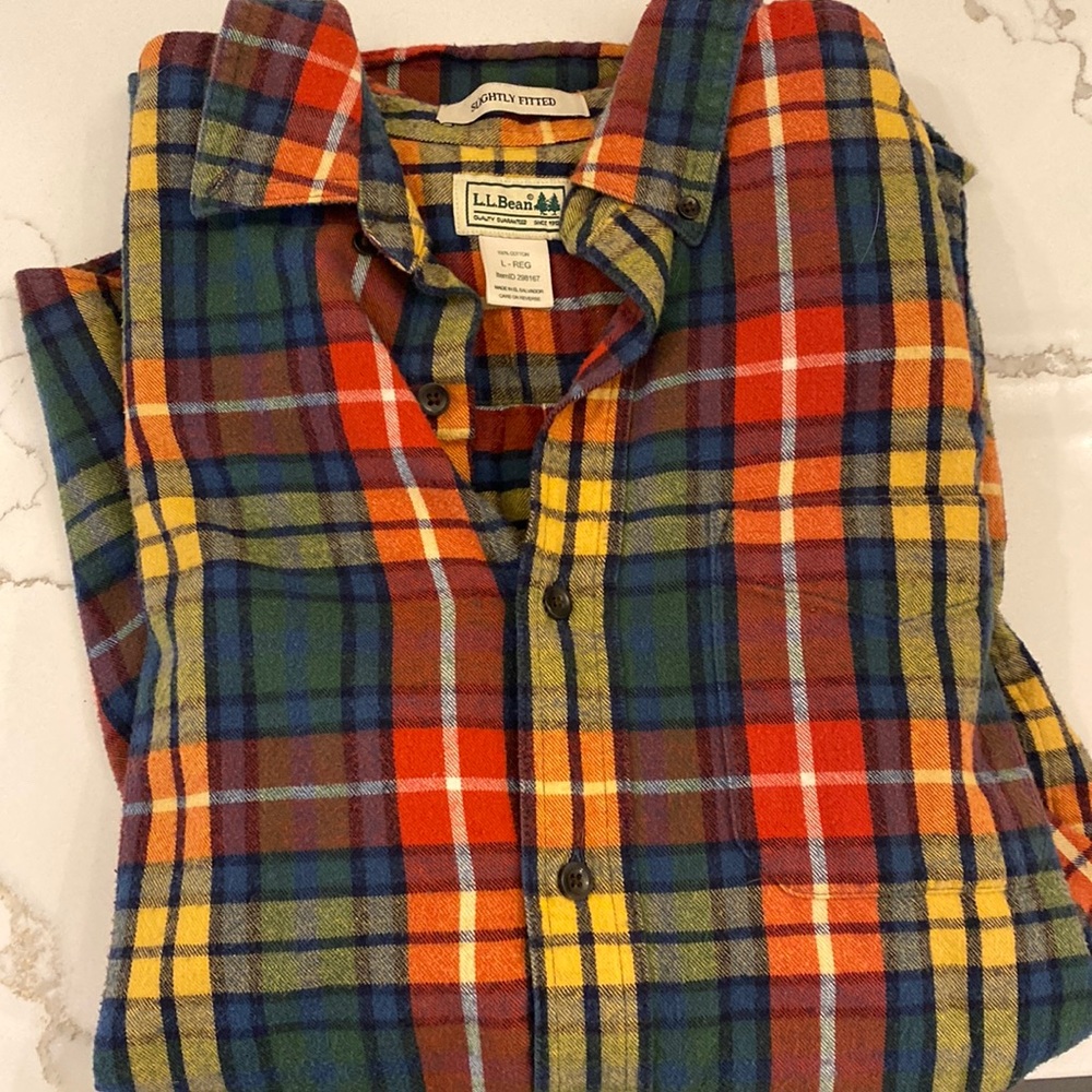 Llbean mens flannel